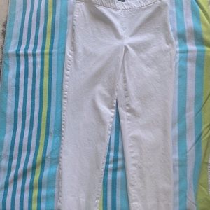 💕Talbots white crop pants
